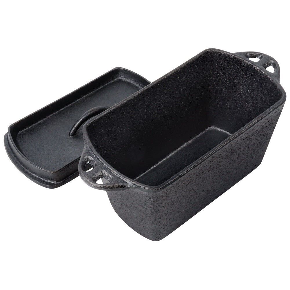 Cast Iron Bread Pan with Lid, 27 cm, 2 L Capacity