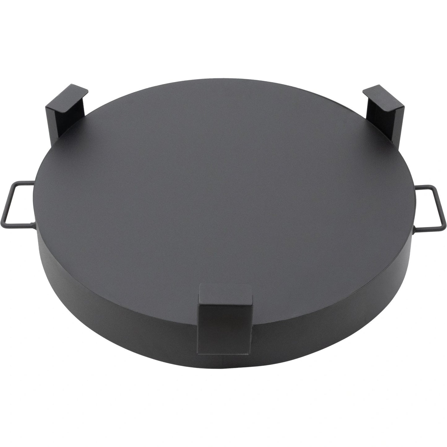 Cast Iron Garden Fire Pit with Handles, 60 cm