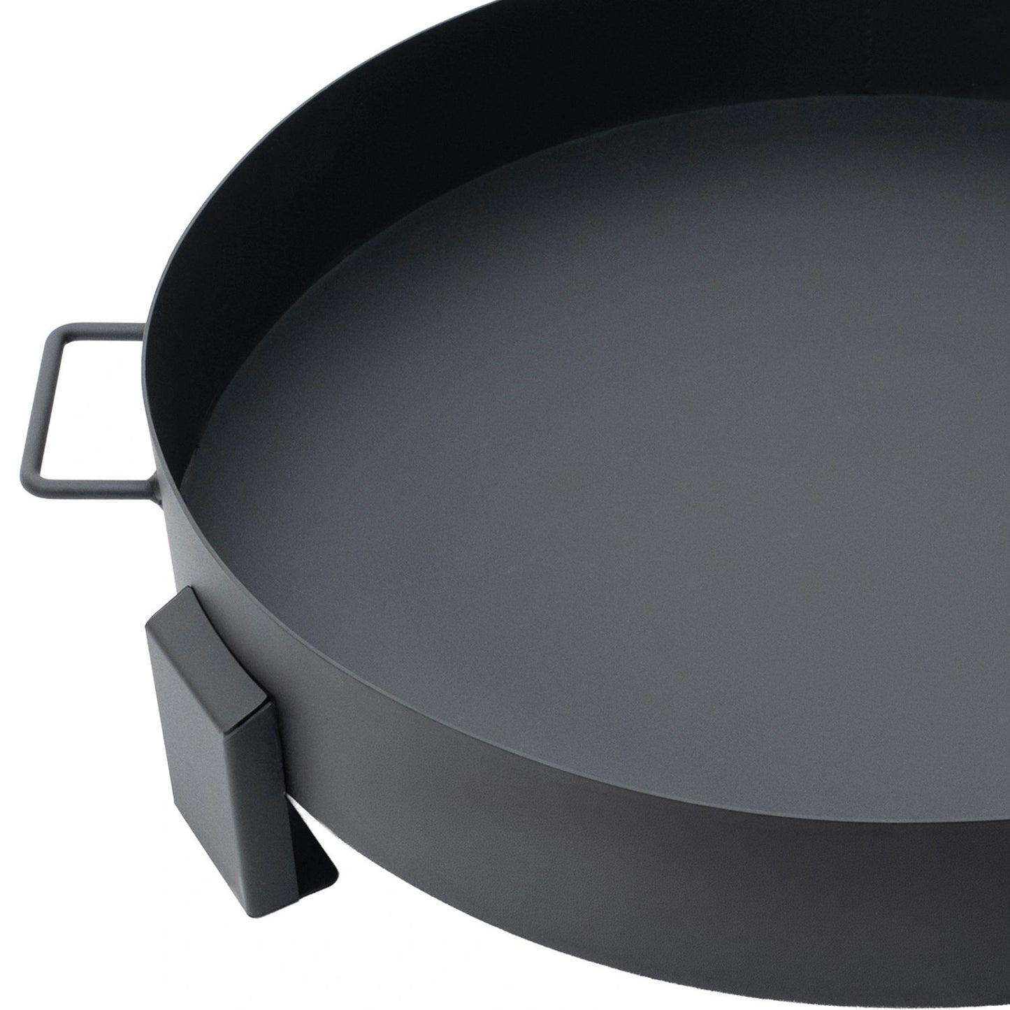 Cast Iron Garden Fire Pit with Handles, 60 cm
