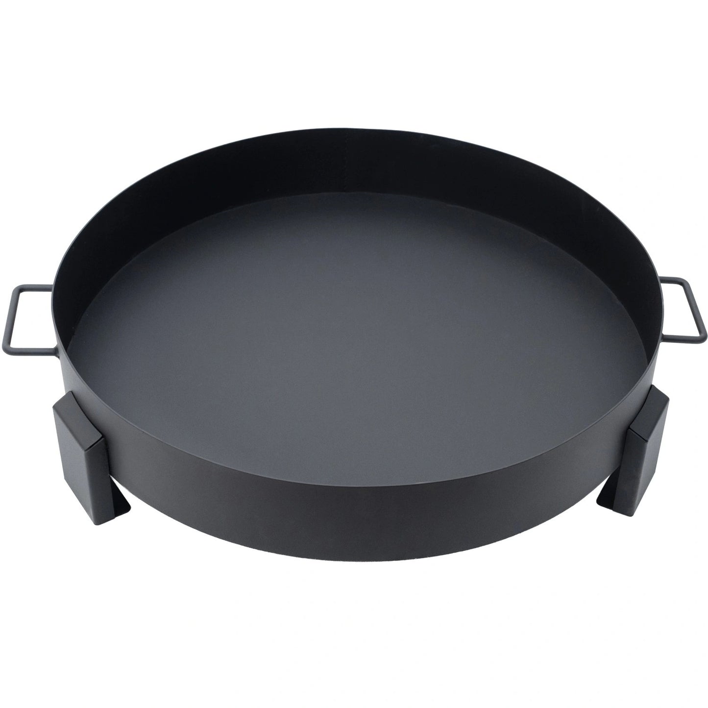 Cast Iron Garden Fire Pit with Handles, 60 cm