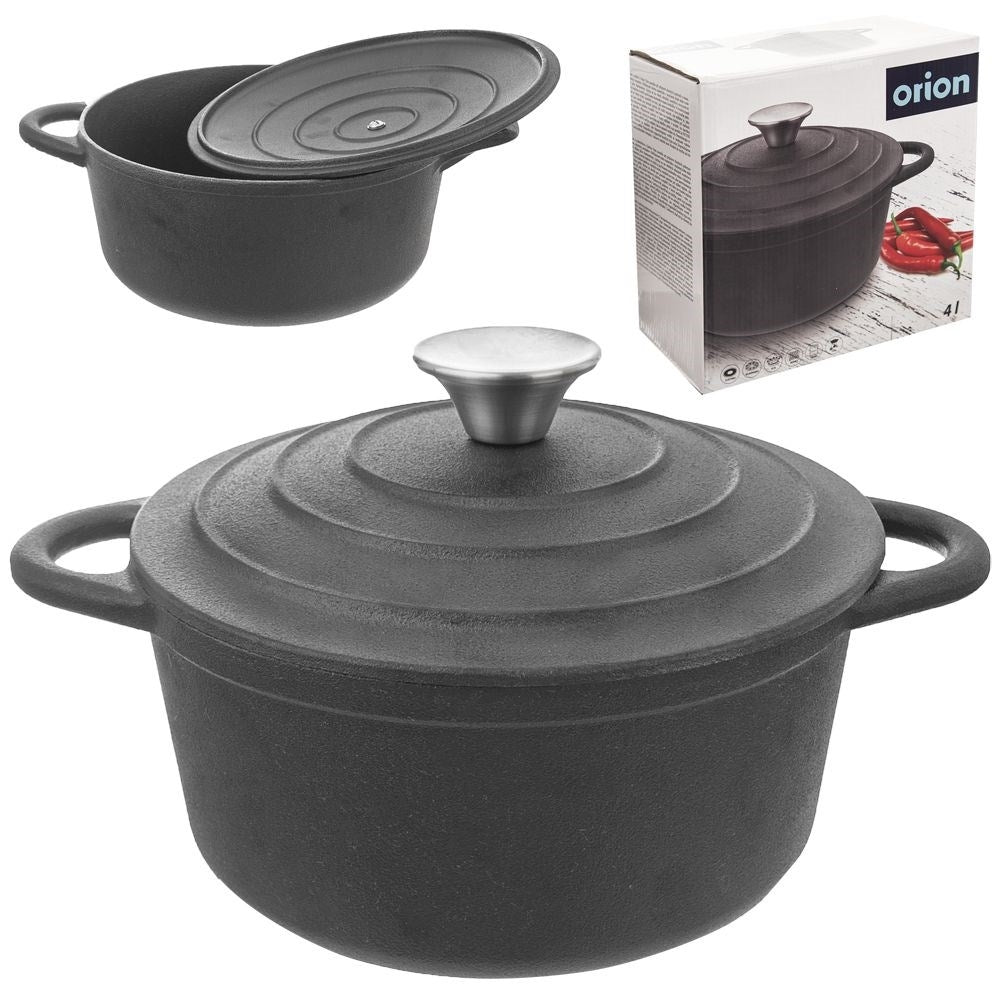 Cast Iron Pot 4L: Versatile and Durable for All Stoves