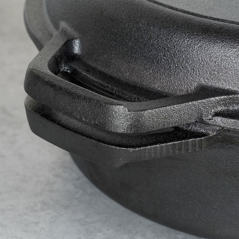 Cast Iron Pot and Frying Pan Set for Versatile Cooking