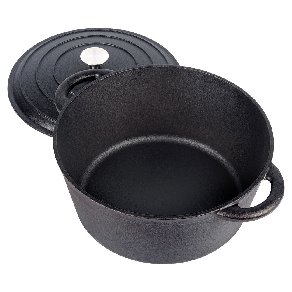 Cast Iron Pot with Lid, 28 cm, 5.9 L Capacity