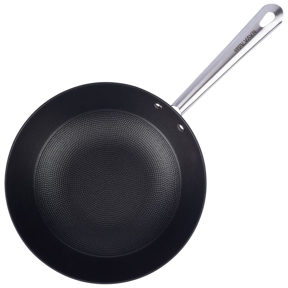 Cast Iron Wok with Non-Stick Coating