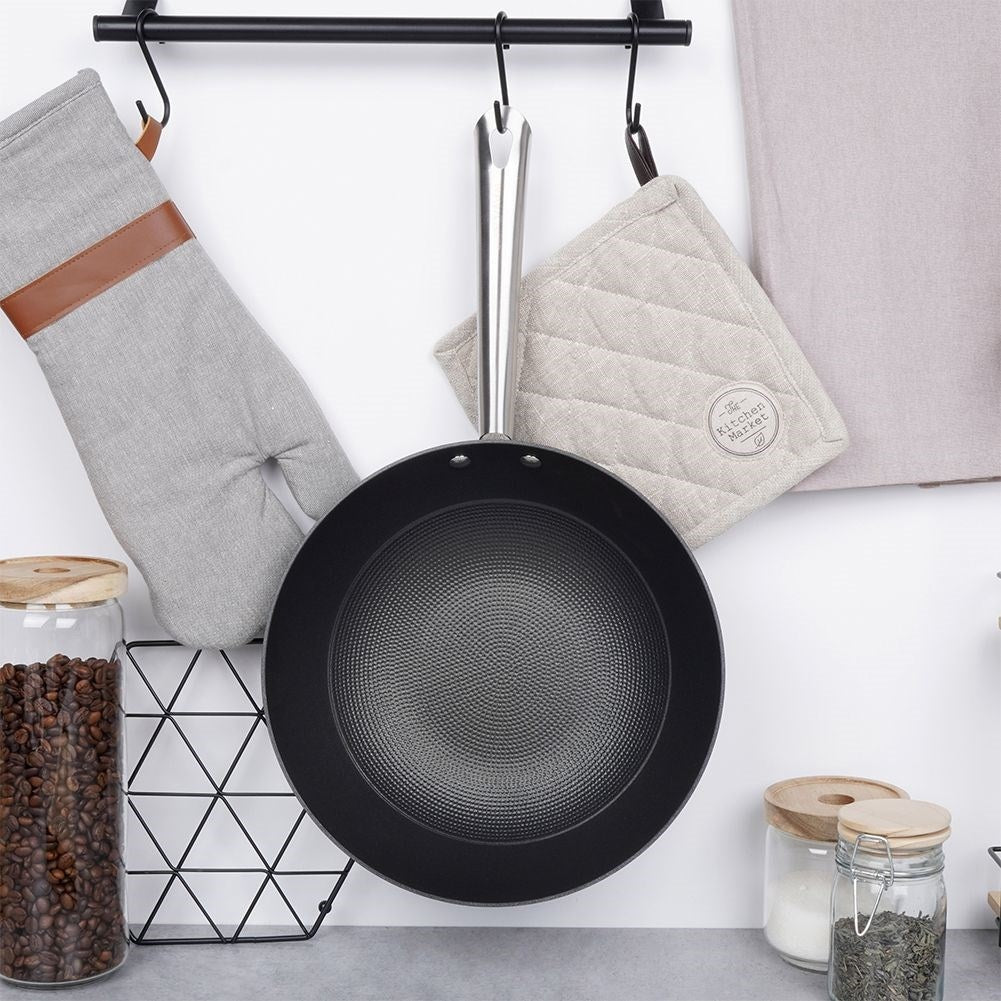 Cast Iron Wok with Non-Stick Coating