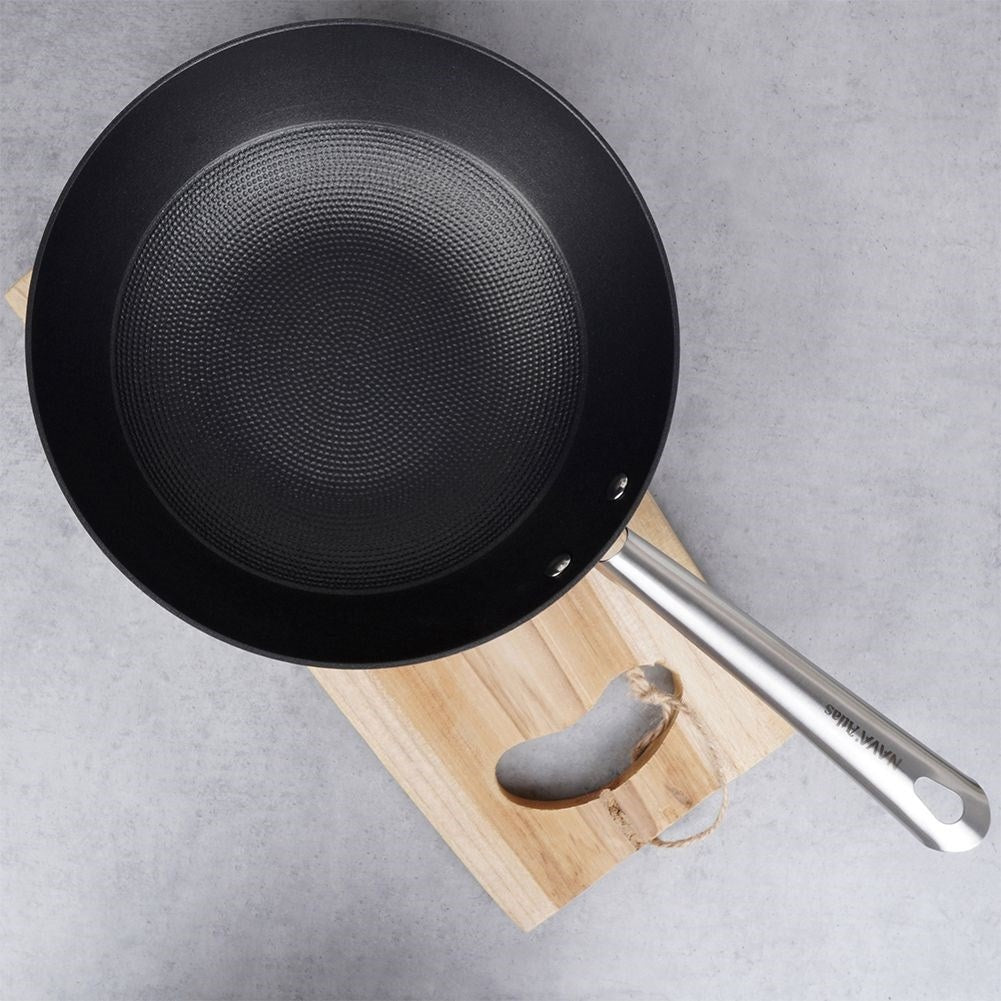 Cast Iron Wok with Non-Stick Coating