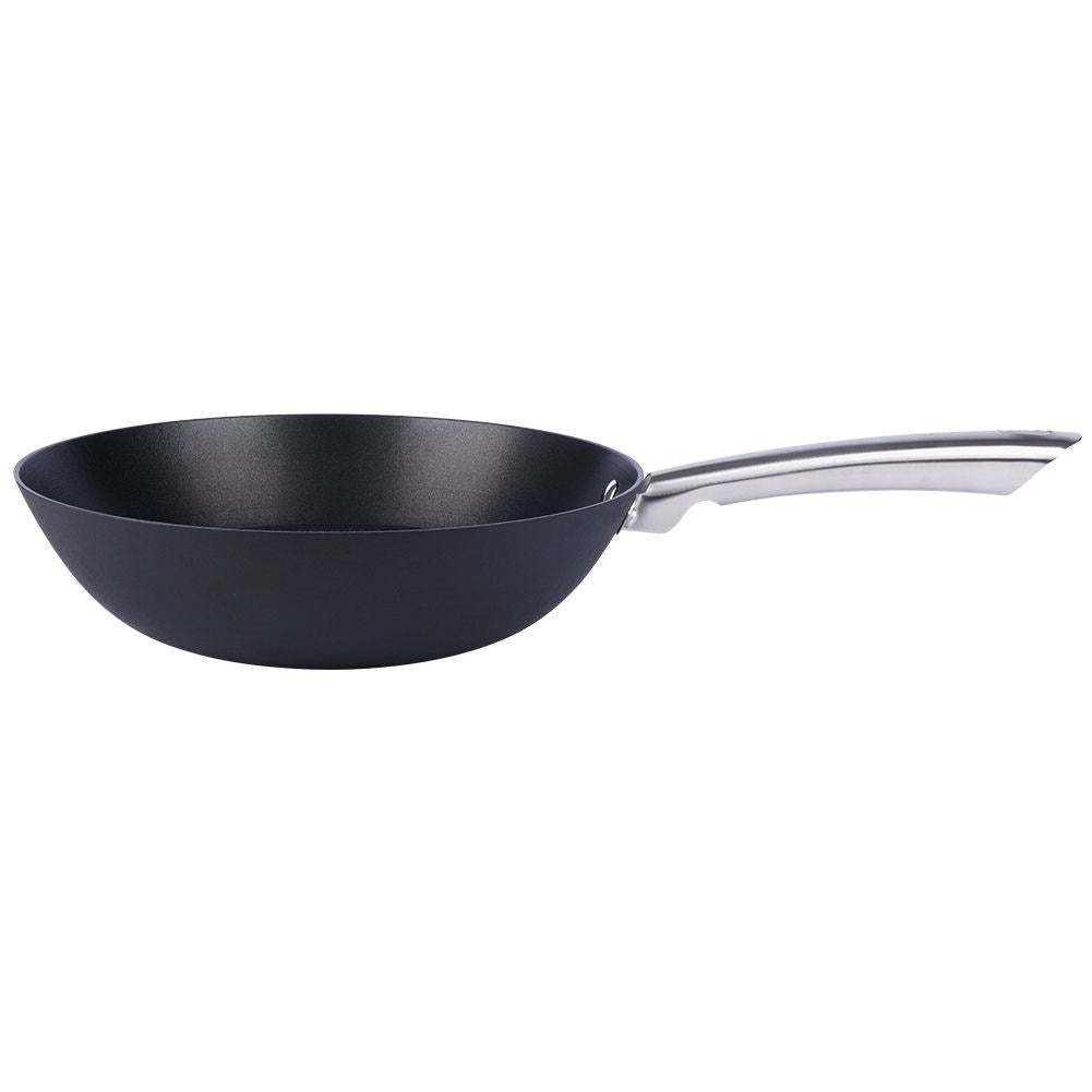 Cast Iron Wok with Non-Stick Coating