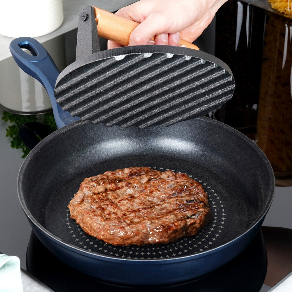 Cast iron burger press CAST LINE 17.5 cm