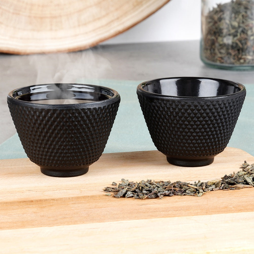 Cast iron enameled tea cups CAST LINE 60 ml 2 pcs.