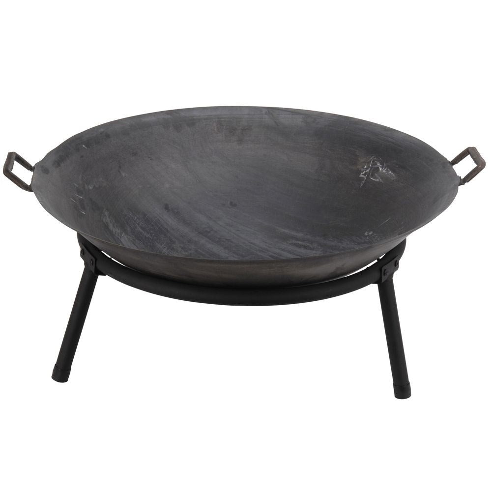 Cast iron hearth with handle, 60 cm diameter