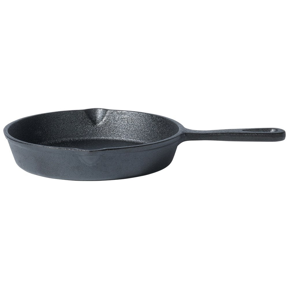 Cast iron pan 15 cm with spouts for all heat sources