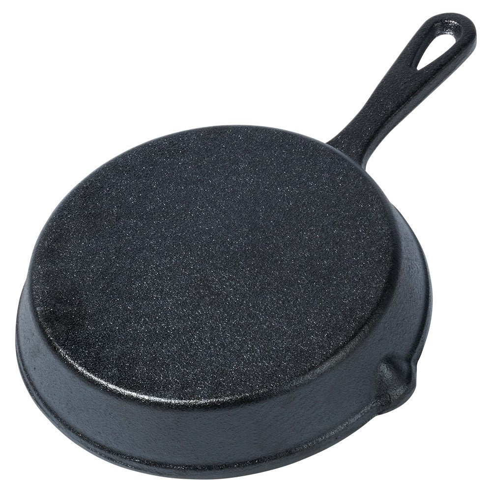 Cast iron pan 15 cm with spouts for all heat sources