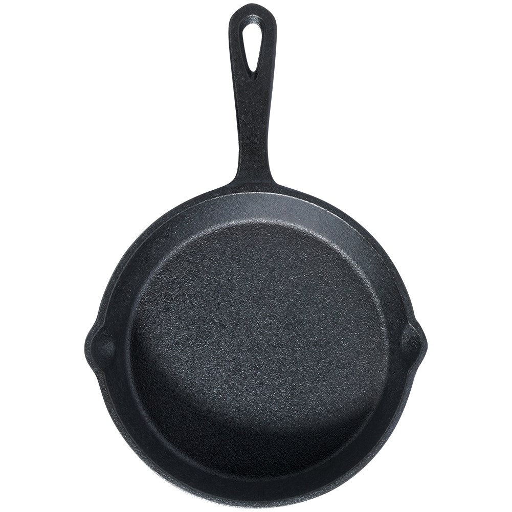 Cast iron pan 15 cm with spouts for all heat sources