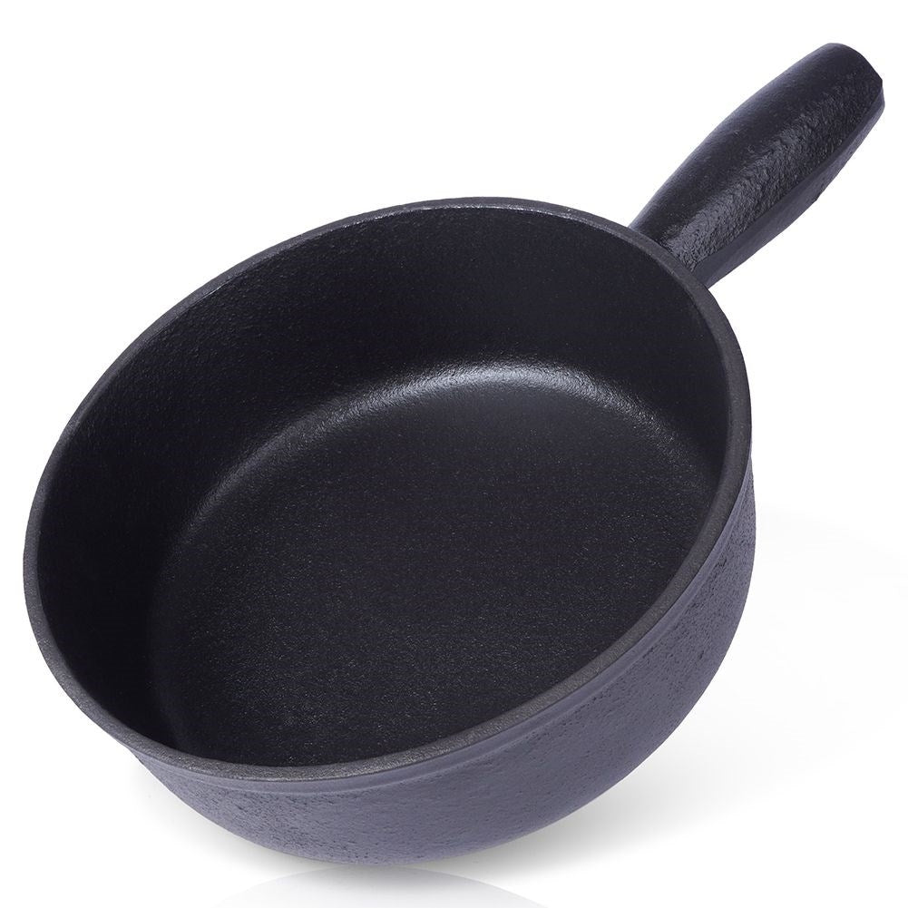 Cast iron pan 19 cm for oven, stove and open fire