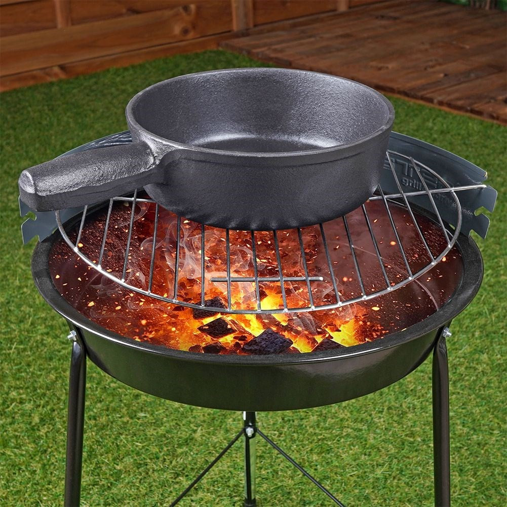 Cast iron pan 19 cm for oven, stove and open fire
