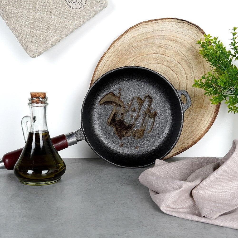 Cast iron pan 20 cm: Induction, Oven & Open Fire