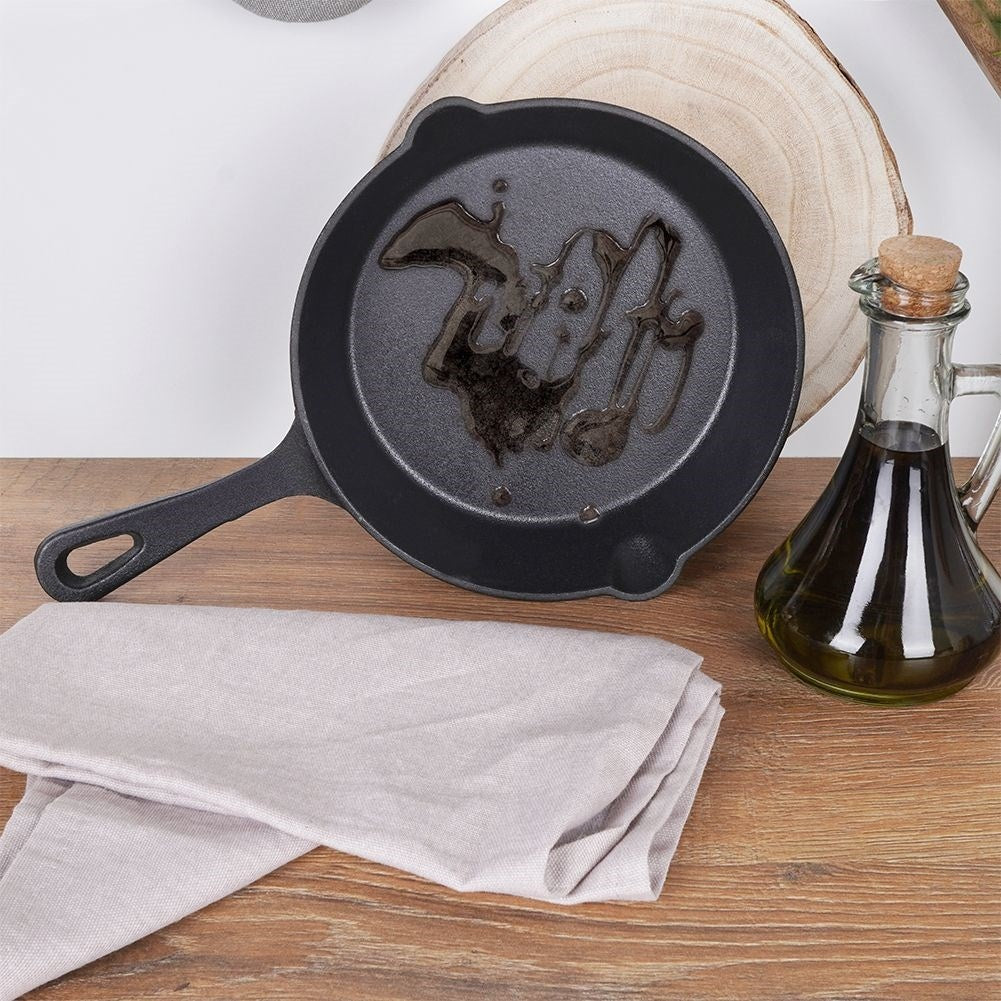 Cast iron pan 20 cm for meat, vegetables & potatoes