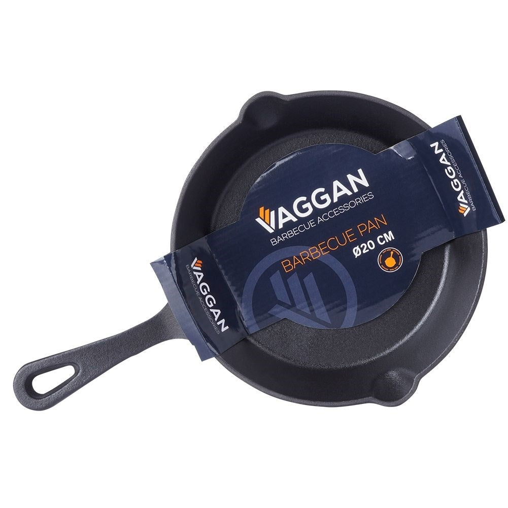 Cast iron pan 20 cm for meat, vegetables & potatoes