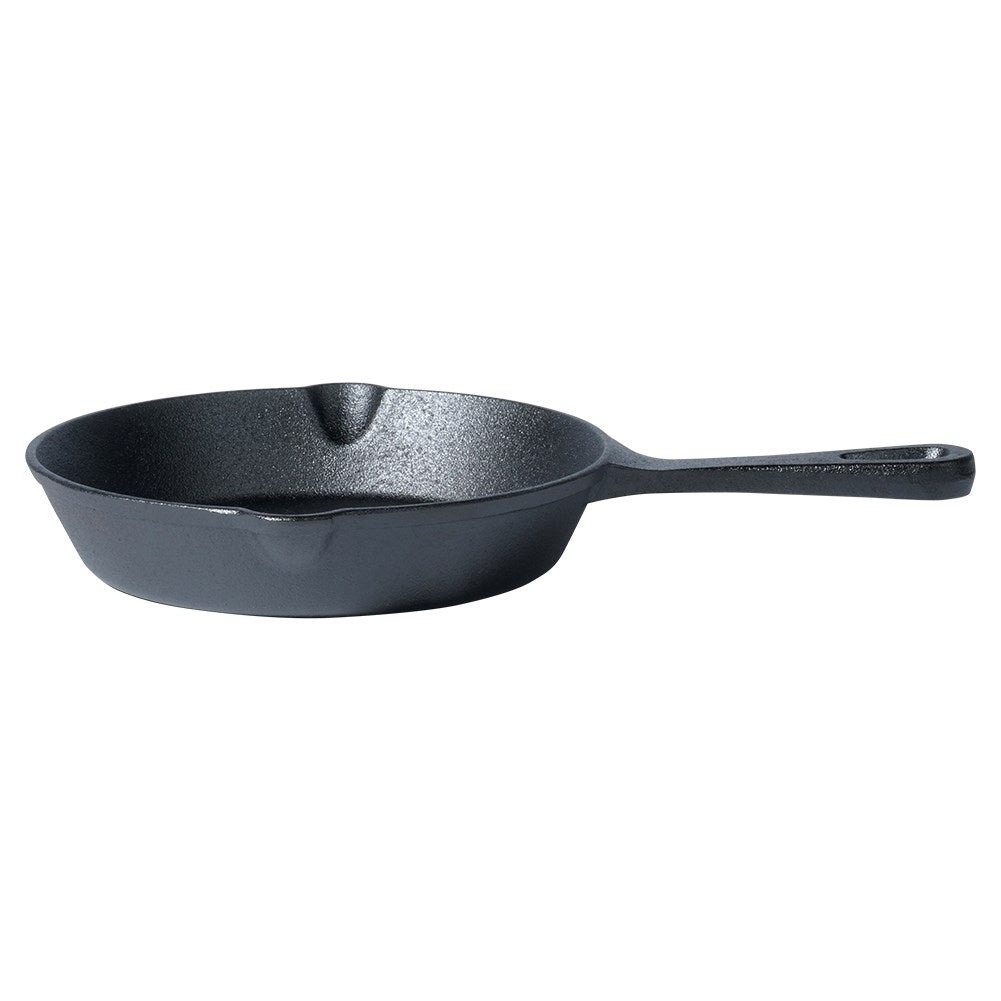 Cast iron pan 20 cm with silicone cover for induction and oven