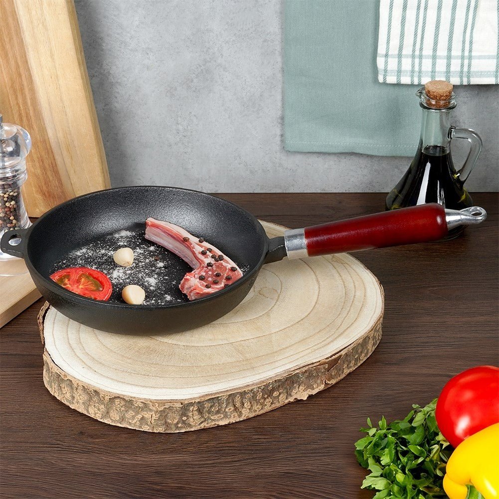 Cast iron pan 22 cm for induction and oven