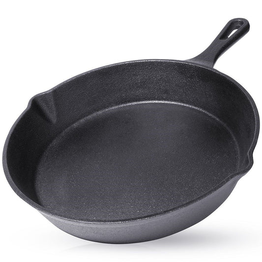 Cast iron pan 25 cm for all kitchens, ovens and open fires
