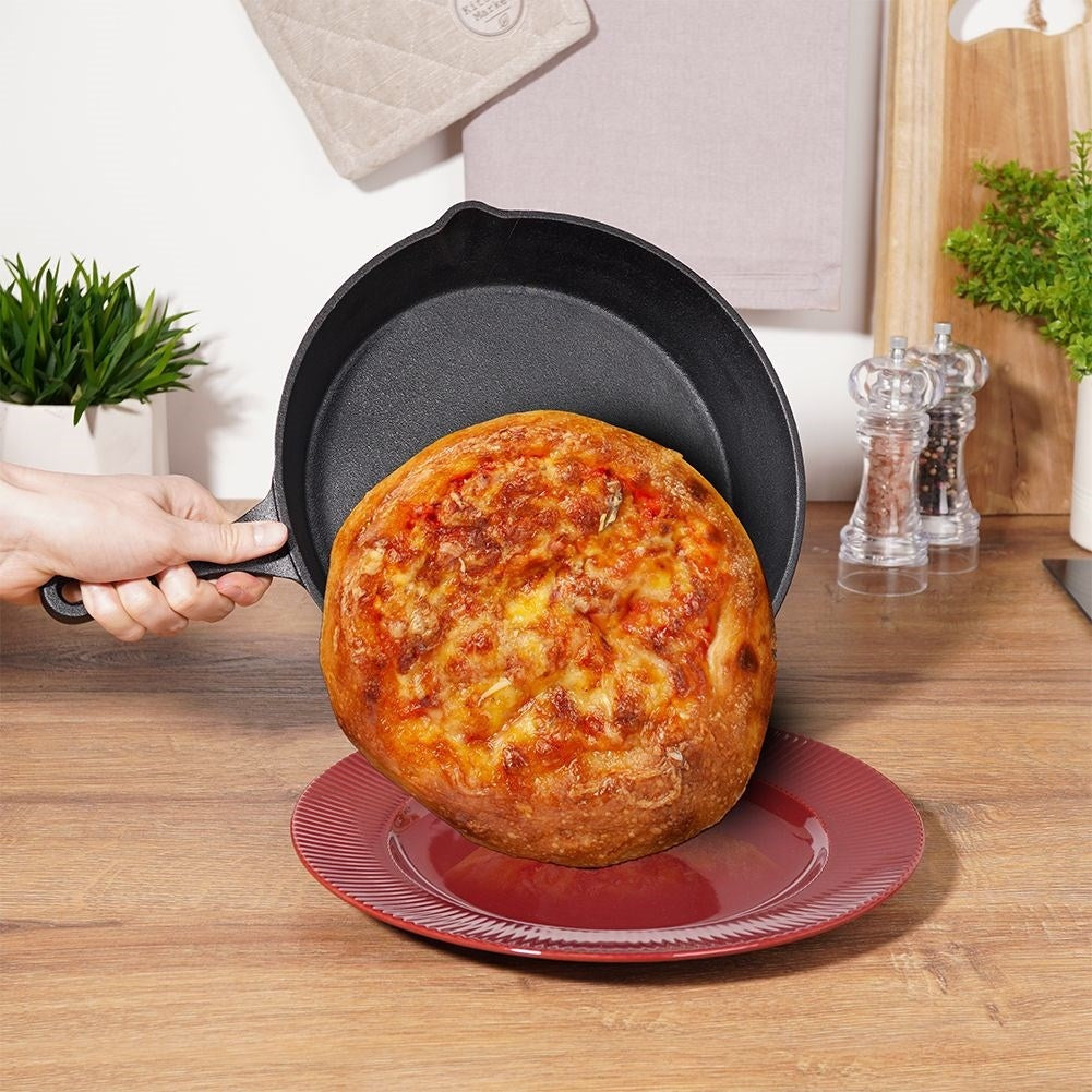 Cast iron pan 25 cm for all kitchens, ovens and open fires