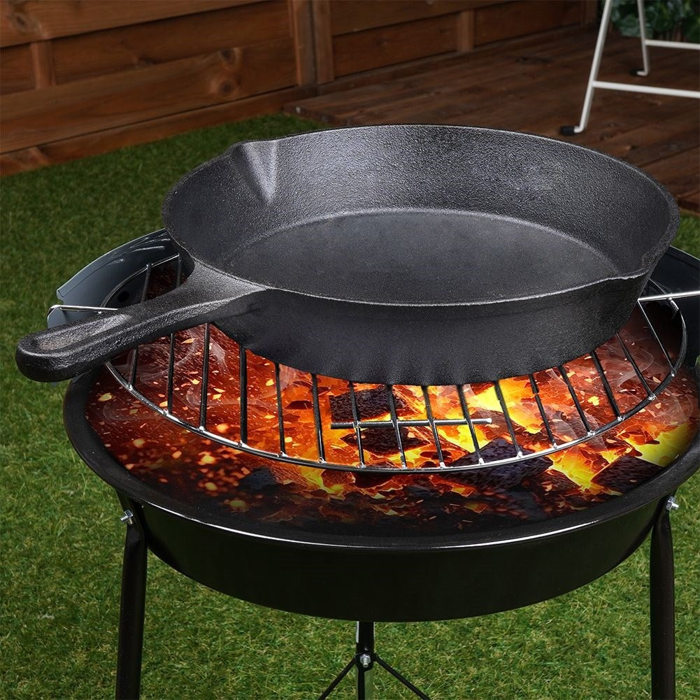 Cast iron pan 25 cm for all kitchens, ovens and open fires
