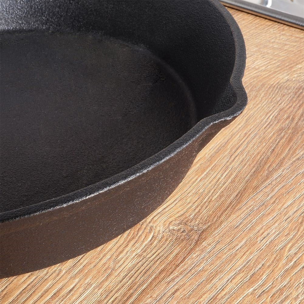 Cast iron pan 25 cm for all kitchens, ovens and open fires