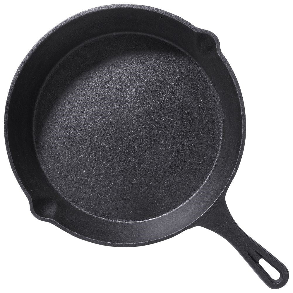 Cast iron pan 25 cm for all kitchens, ovens and open fires