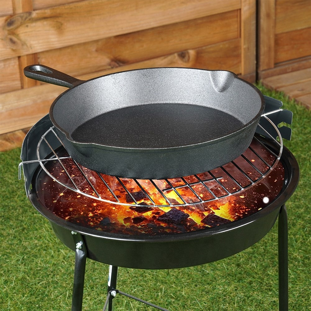 Cast iron pan 25 cm with silicone cover for the handle