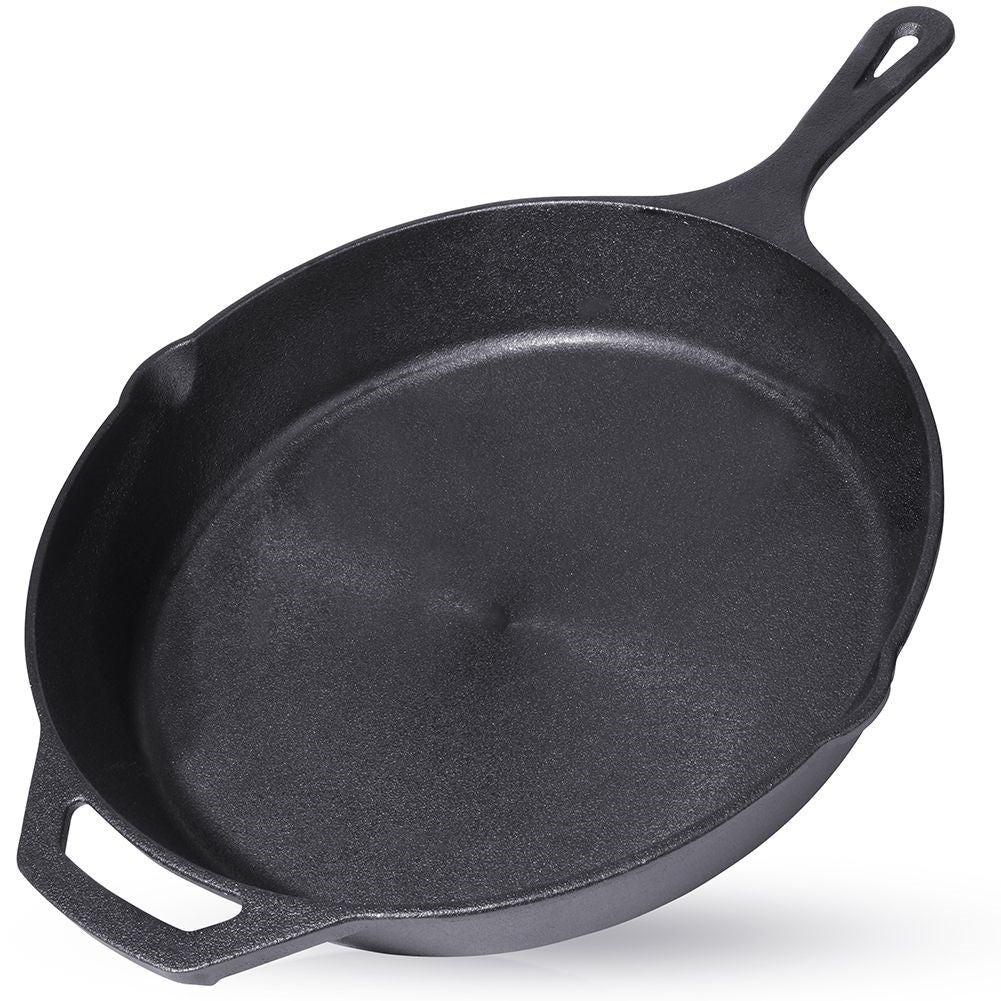 Cast iron pan 30 cm for all kitchens, ovens and open fires