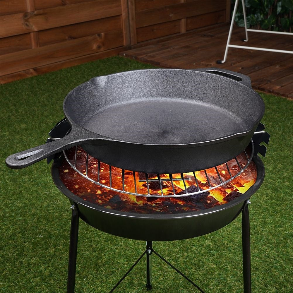 Cast iron pan 30 cm for all kitchens, ovens and open fires