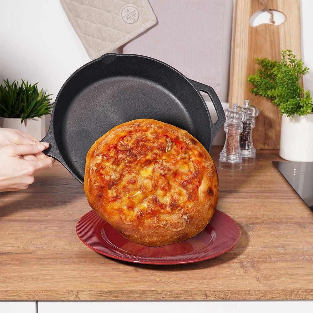 Cast iron pan 30 cm for all kitchens, ovens and open fires