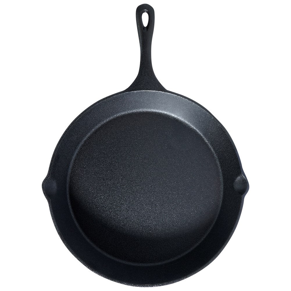 Cast iron pan 30cm with silicone handle, for all heat sources