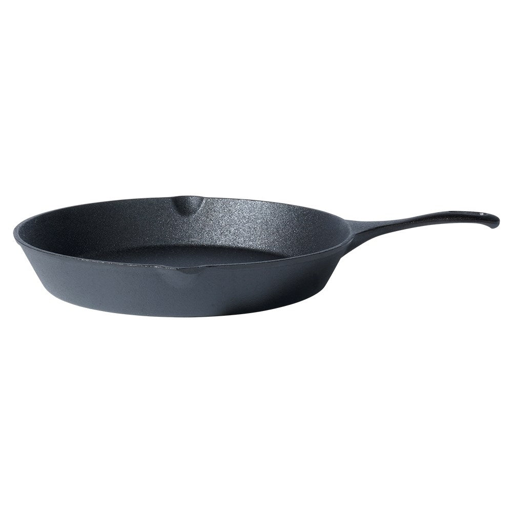 Cast iron pan 30cm with silicone handle, for all heat sources