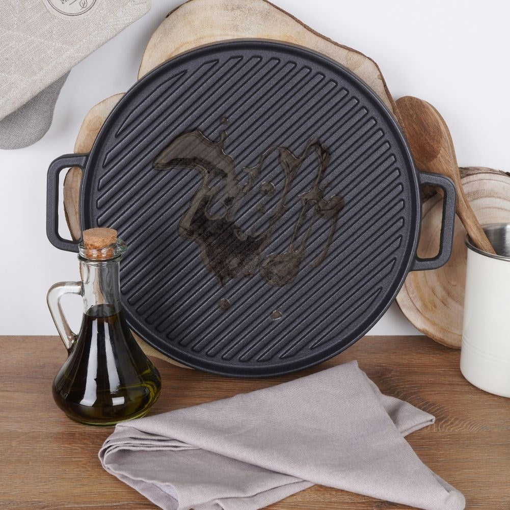Cast iron pan for Meat, Vegetables & Potatoes - Oven & Stove