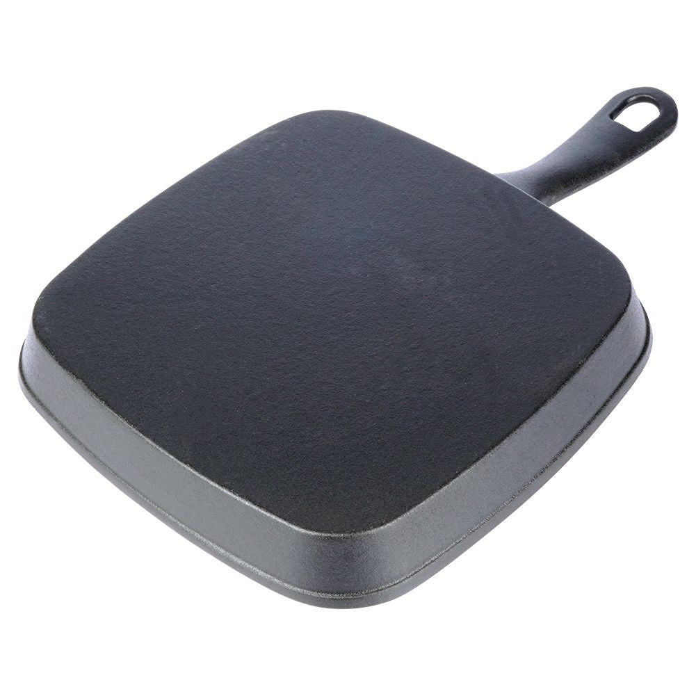 Cast iron pan for cooking on stove, oven and open fire
