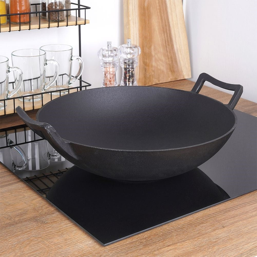 Cast iron pan for oven, stove and open fire