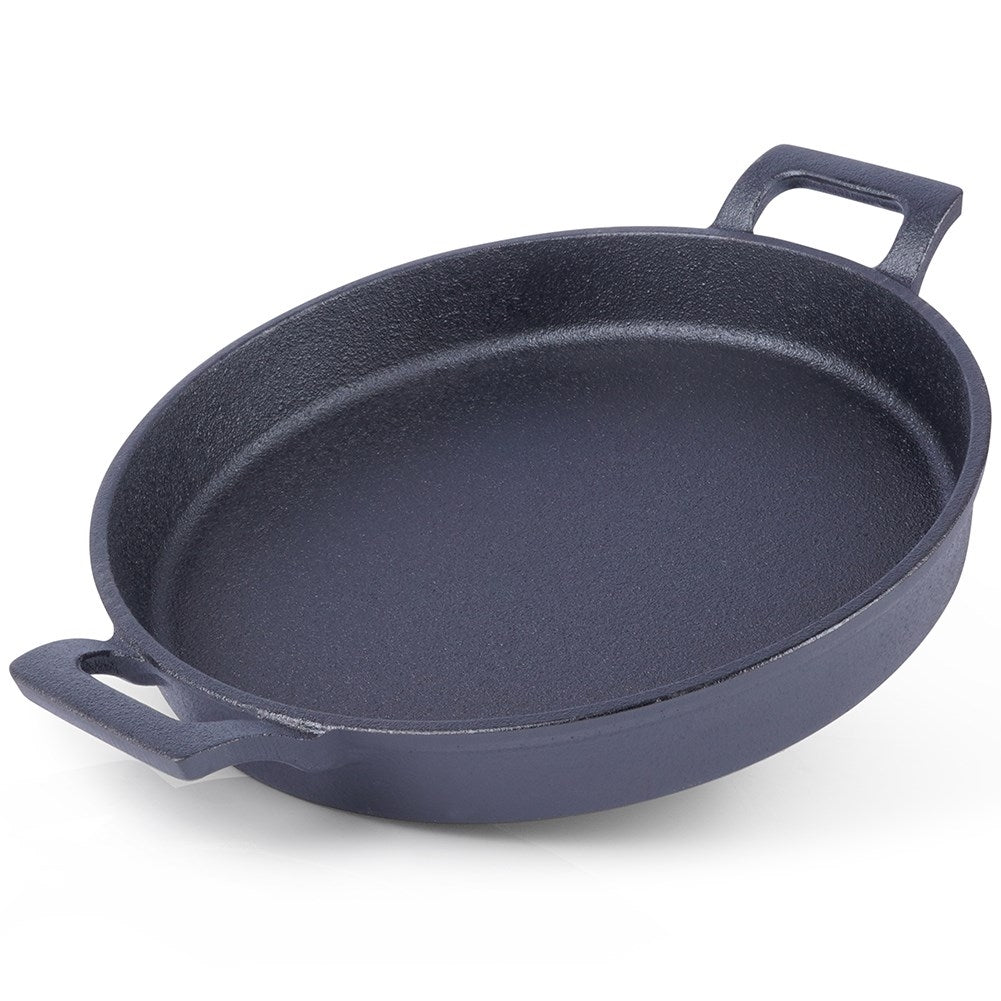 Cast iron pan for oven, stove and open fire