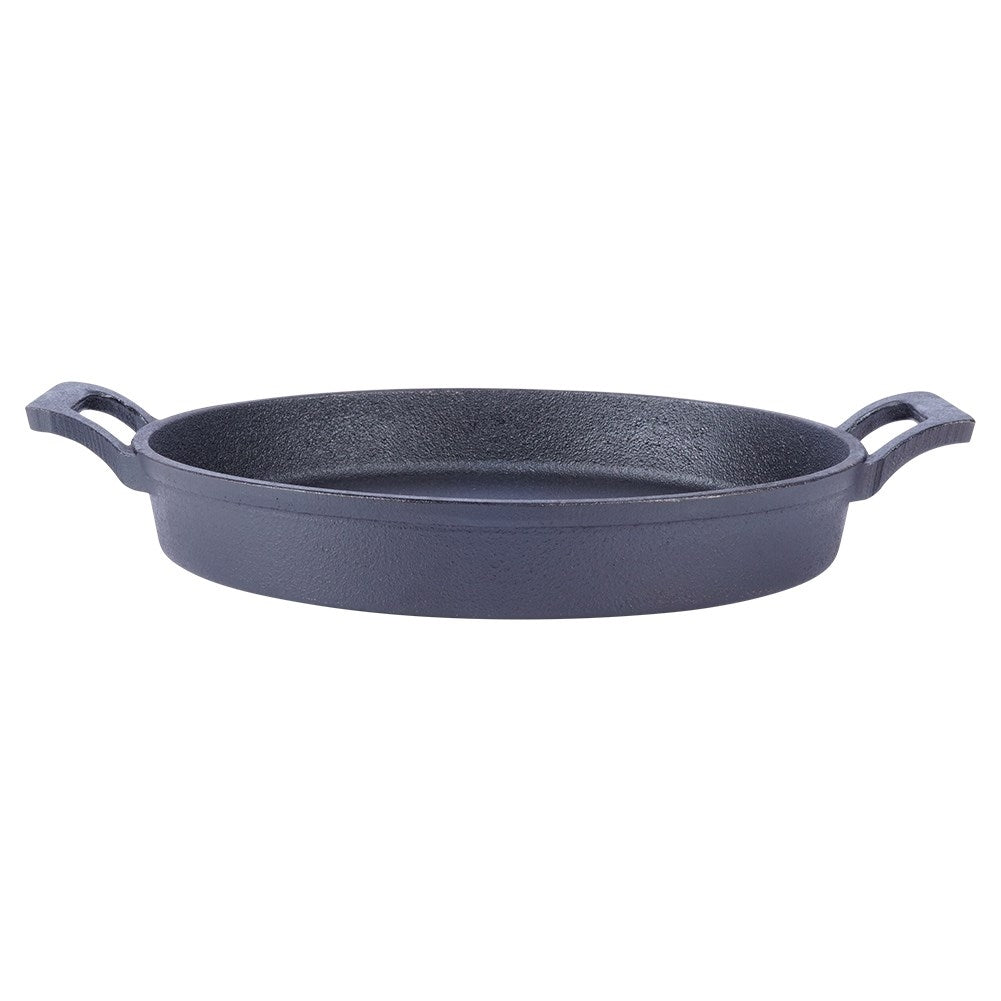 Cast iron pan for oven, stove and open fire