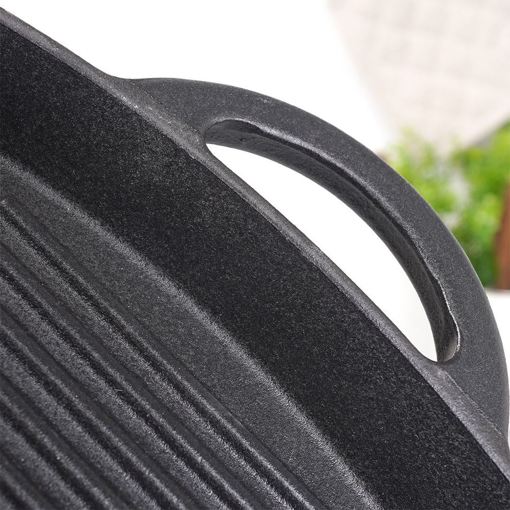 Cast iron pan for oven, stove and open fire