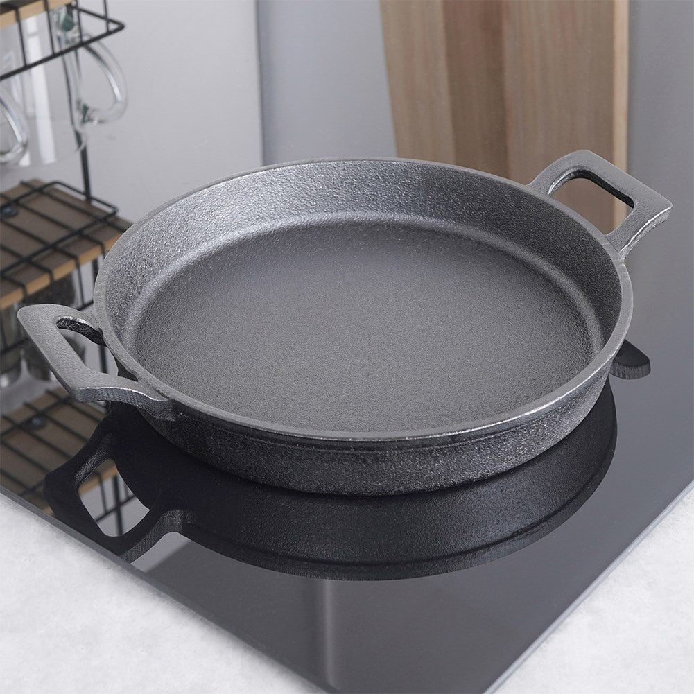 Cast iron pan for oven, stove and open fire