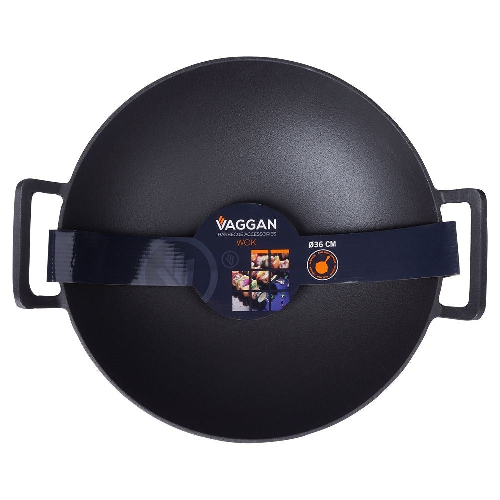 Cast iron pan for oven, stove and open fire
