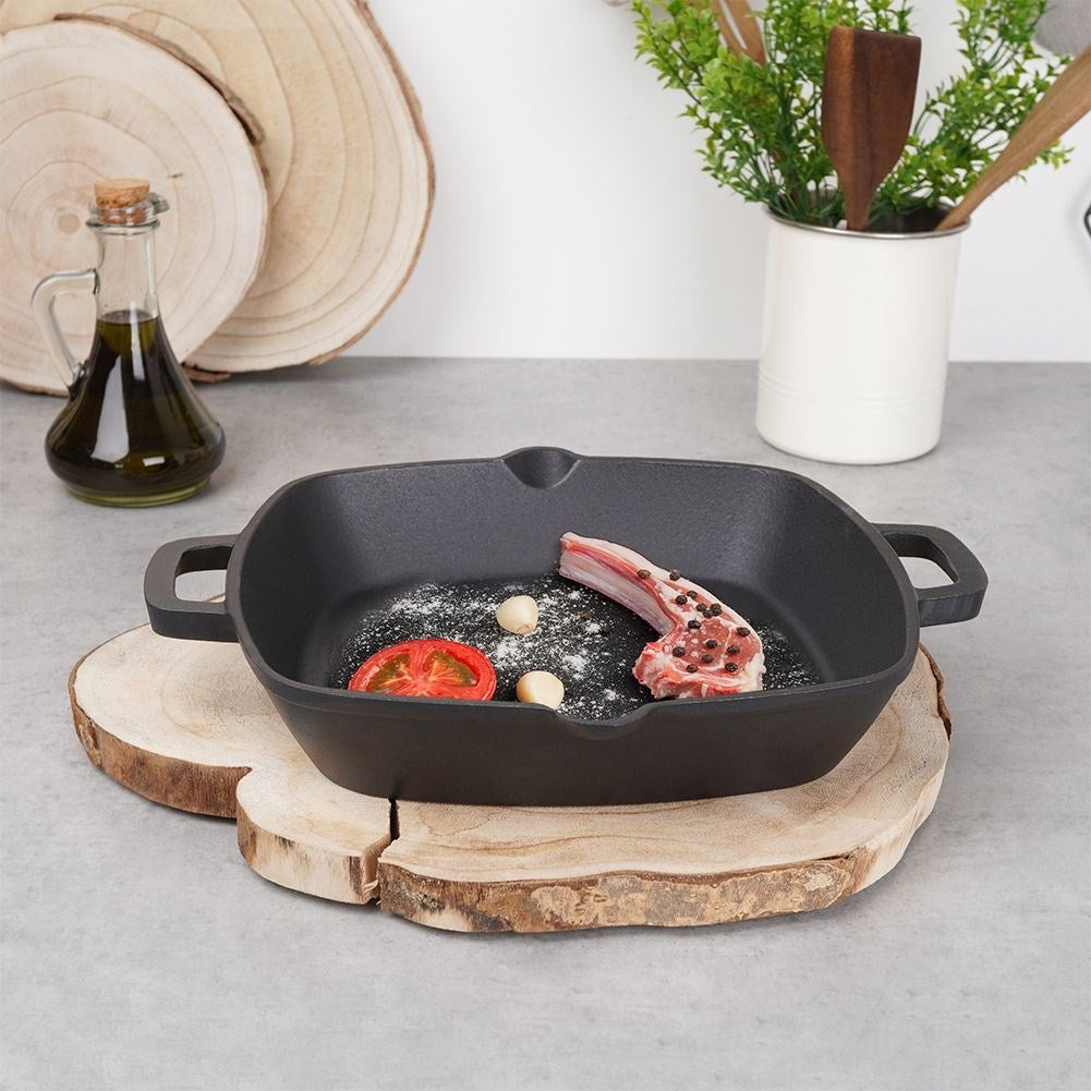 Cast iron pan for oven, stove and open fire - Perfect for all dishes