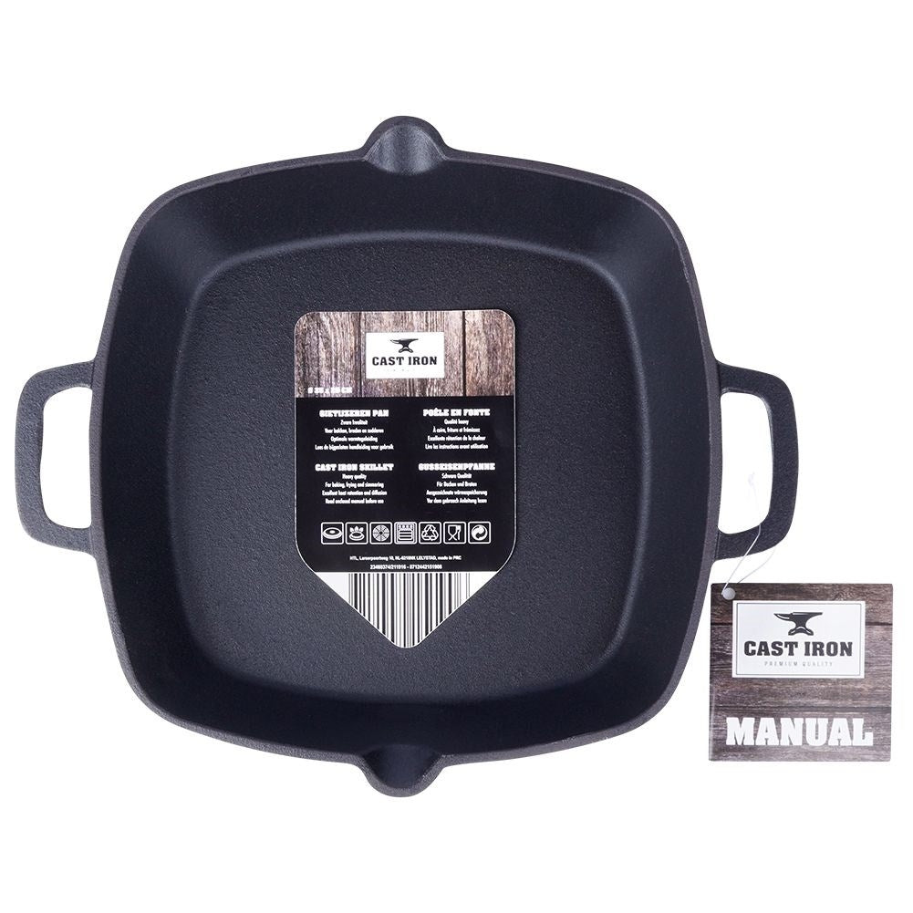 Cast iron pan for oven, stove and open fire - Perfect for all dishes