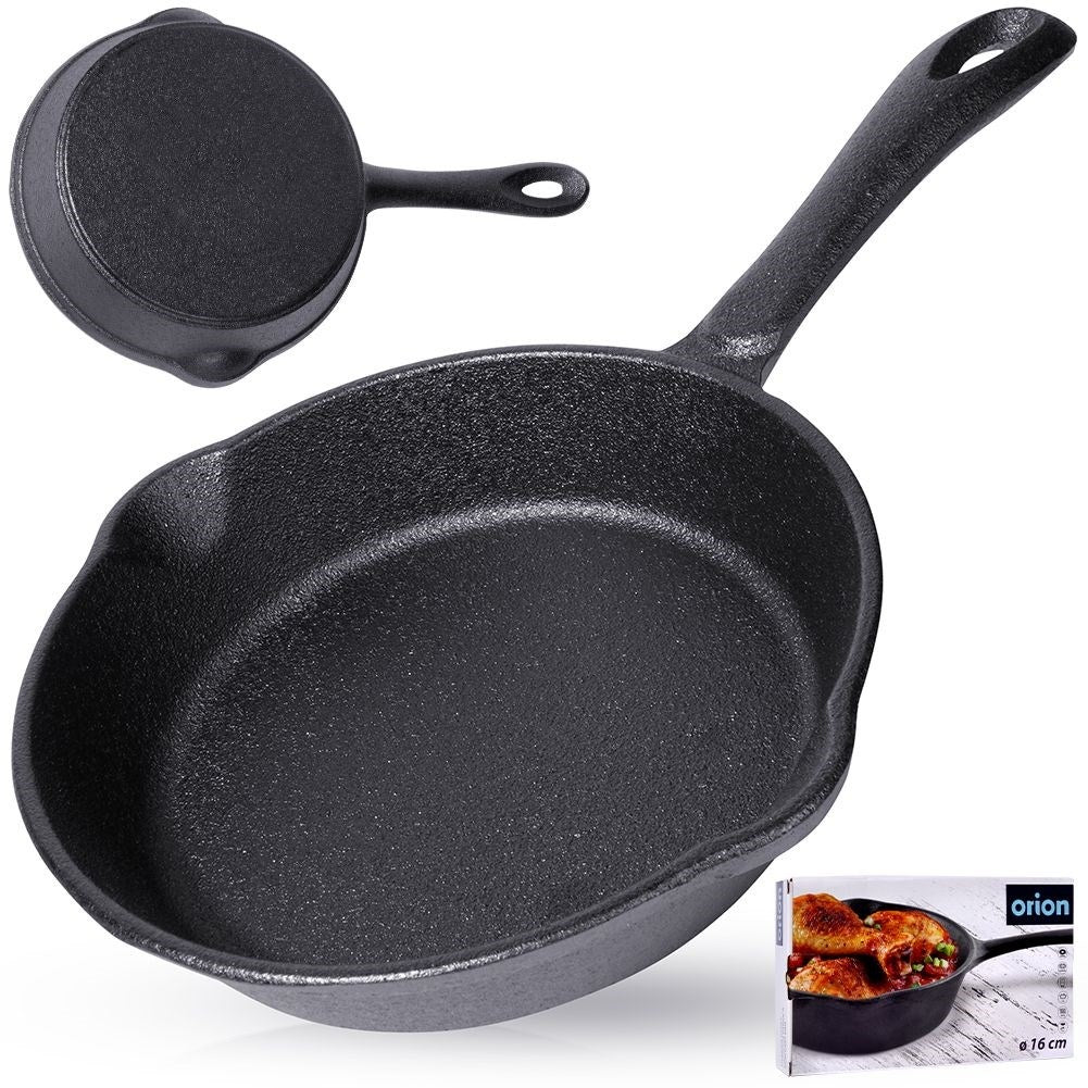 Cast iron pan for oven, stove & open fire - cook deliciously!