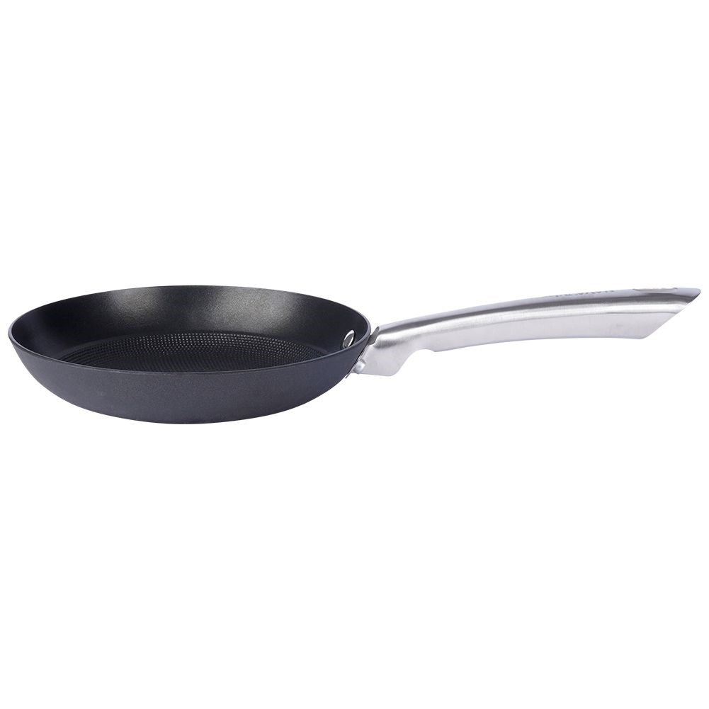 Cast iron pan with durable non-stick for frying and oven