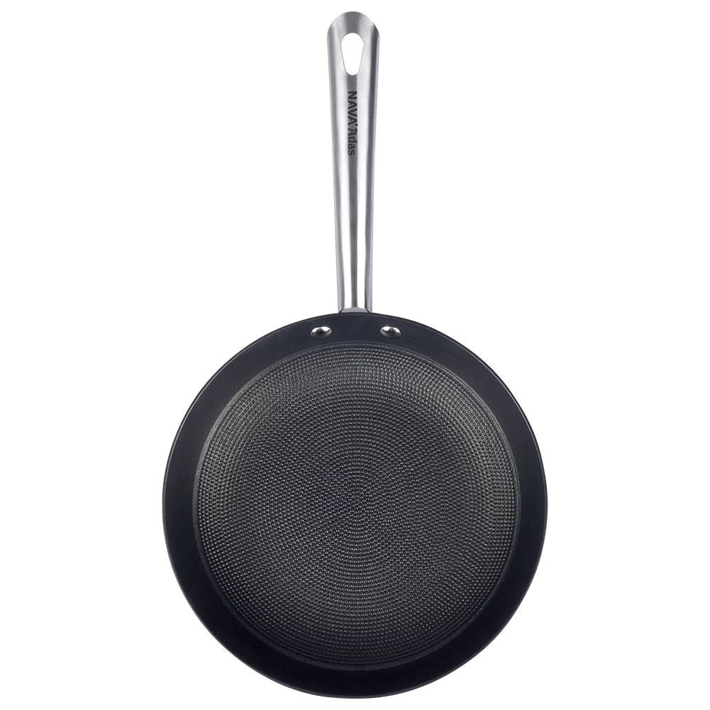 Cast iron pan with non-stick for frying and oven use