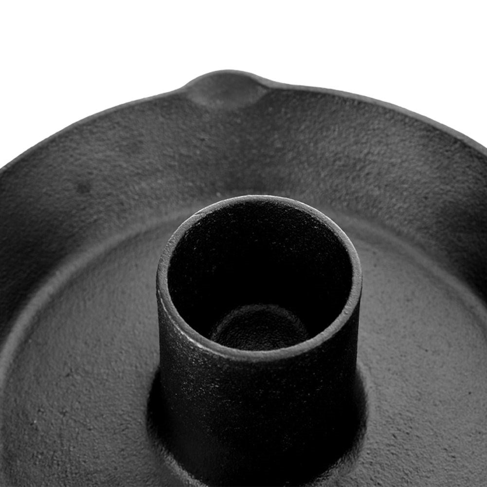 Cast iron pan with rack for chicken and baking