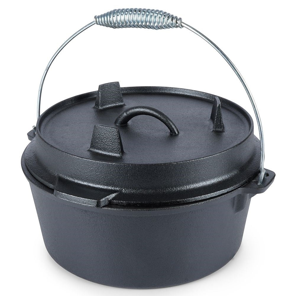 Cast iron pot 1.6L with lid - 20 cm diameter